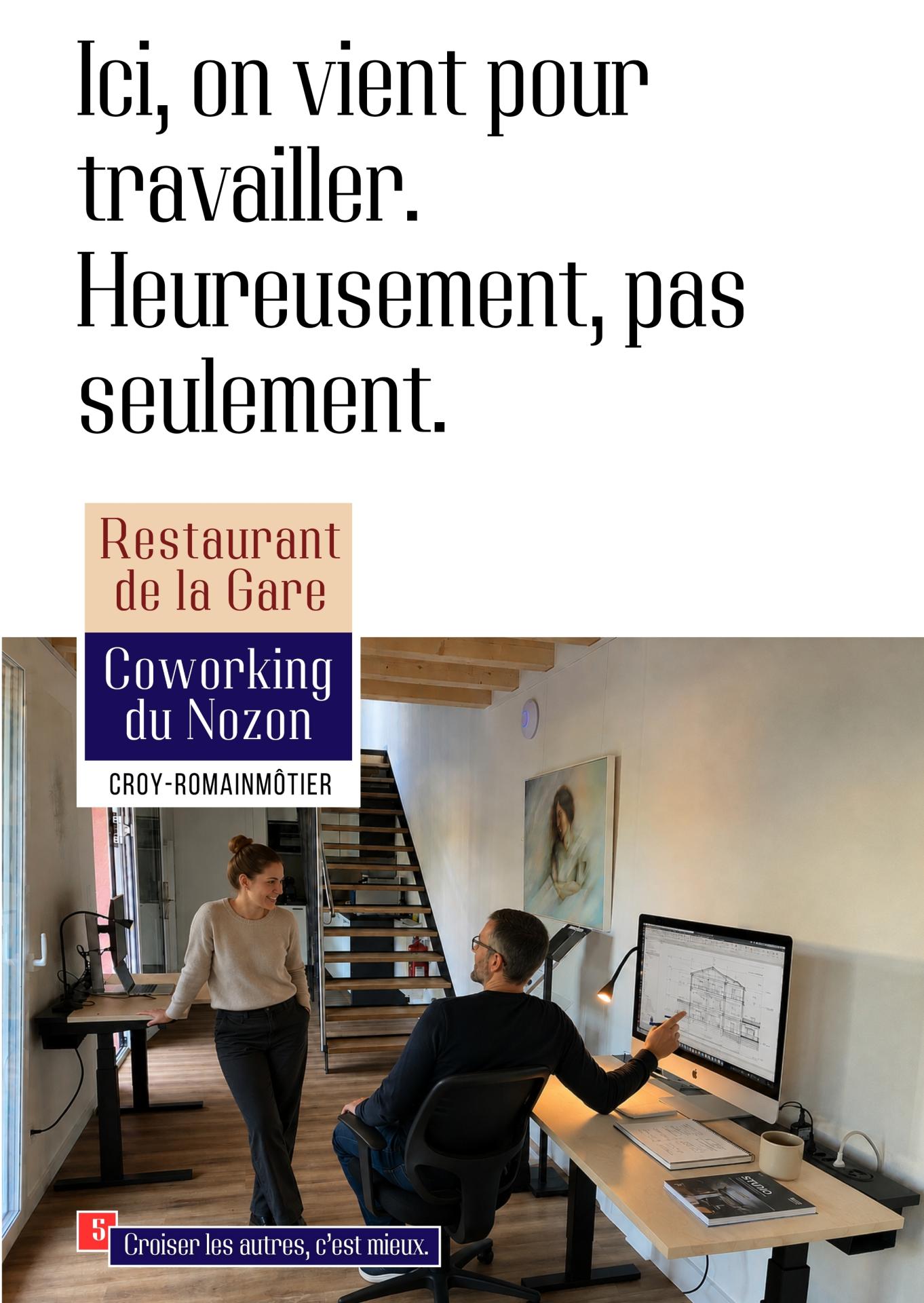 Ici on vient pour travailler