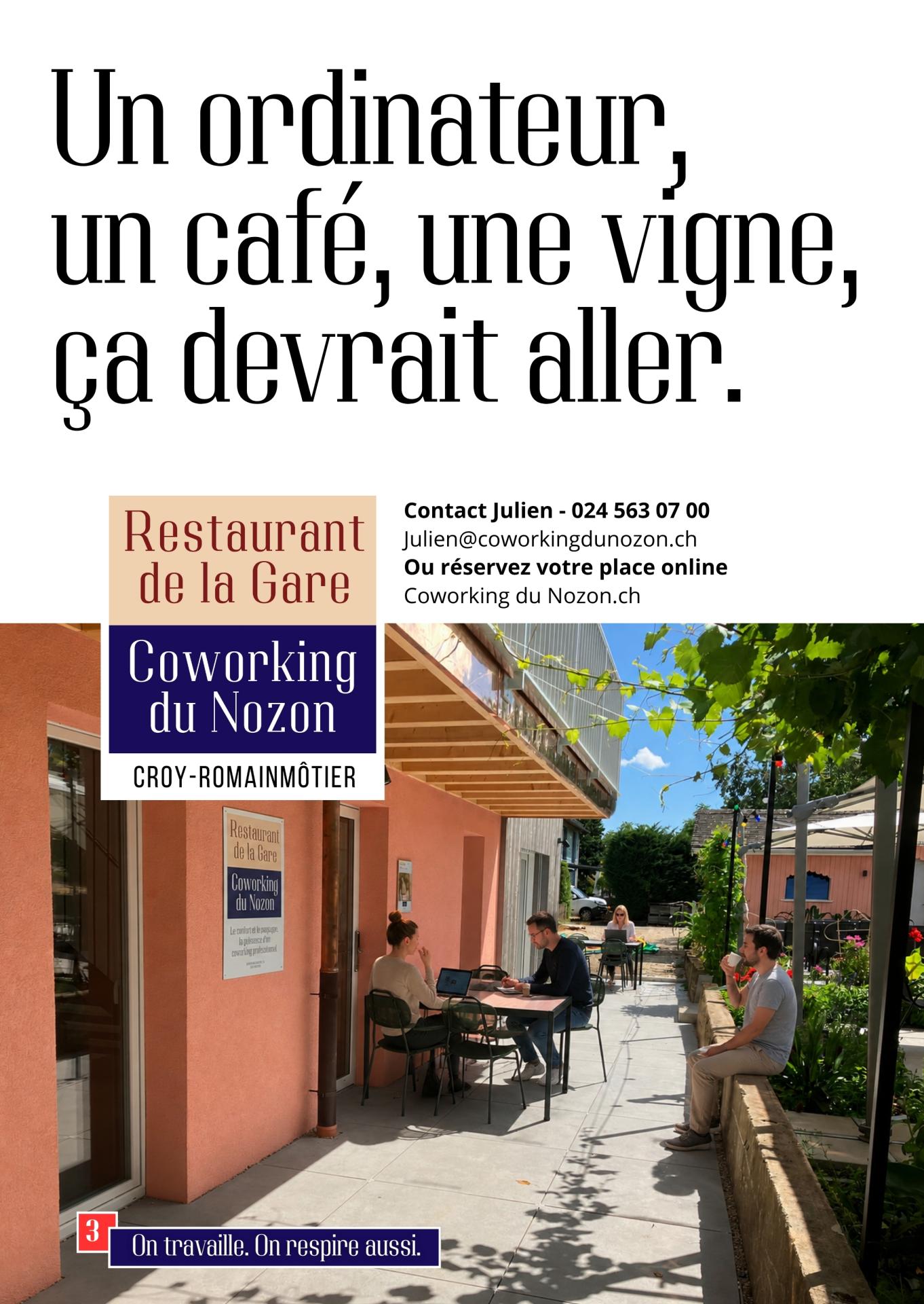 Un ordinateur la vigne